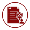 Customized health plan icon and personalized care roadmap.