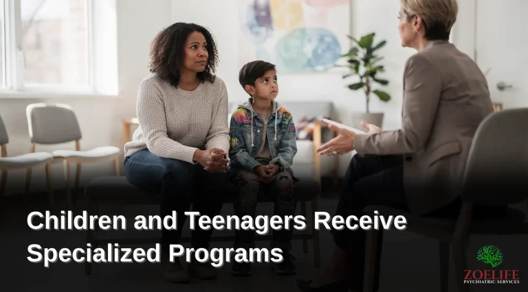 Zoelife Psychiatric Services&reg; provides evaluations, medication management, psychotherapy, TMS, and telepsychiatry