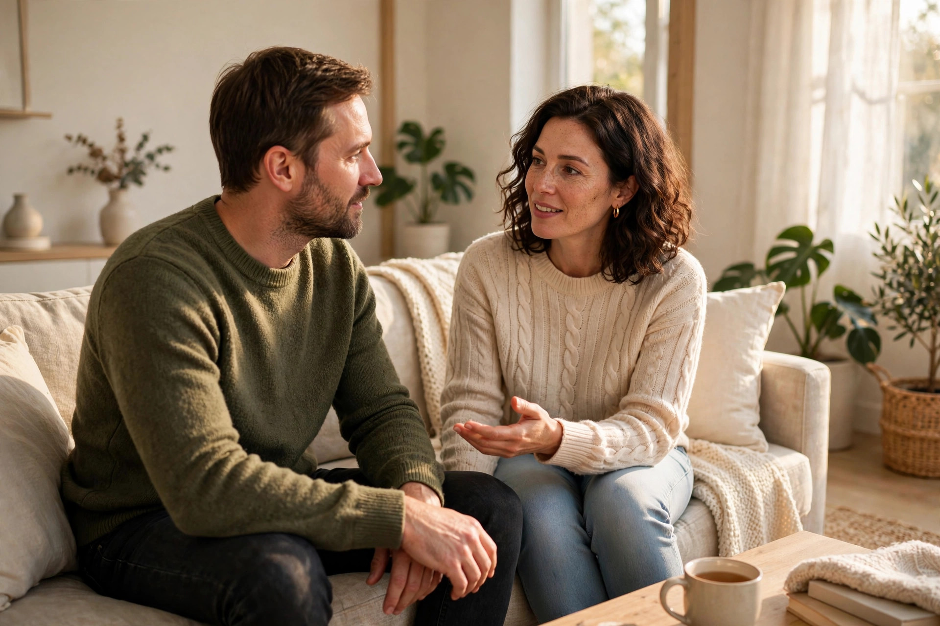 A supportive conversation about mental health